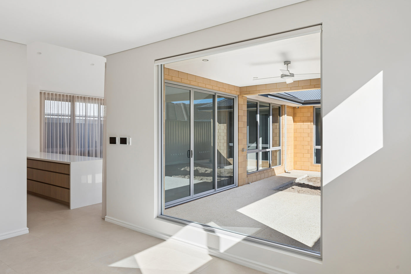 Minimal kitchen in a Lateef Construction home